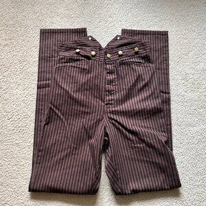 Frontier Classics brown striped Outlaw pants